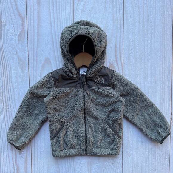 The North Face Denali Fleece Baby Toddler 18-24M Full Zip Jacket Gray - Picture 1 of 6
